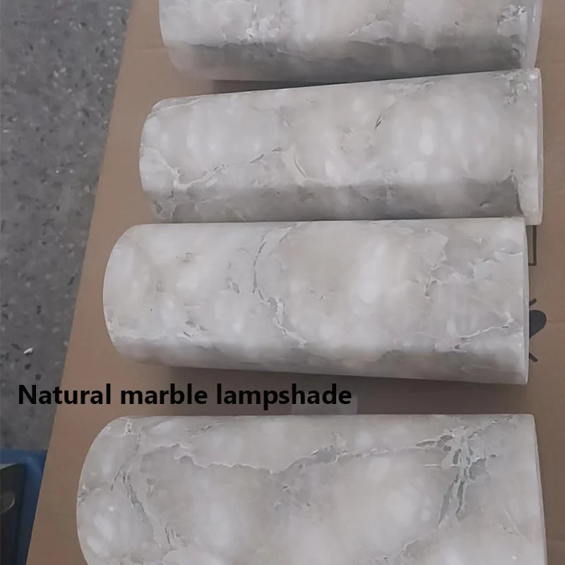 Modern natural marble wall lamps living room and bedroom decorations LED lamps retro Sconce home applications 241111