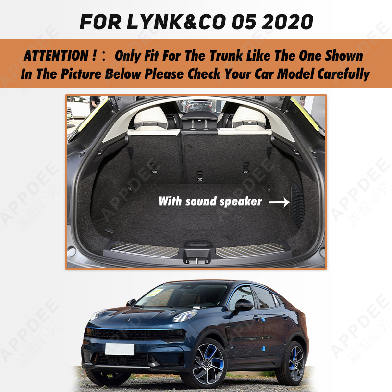 Auto Full Coverage Trunk Mat For LYNK&CO 05 2020 Anti-Dirty Car Boot Cover Pad Cargo Liner Interior Protector Accessories 3d2b9