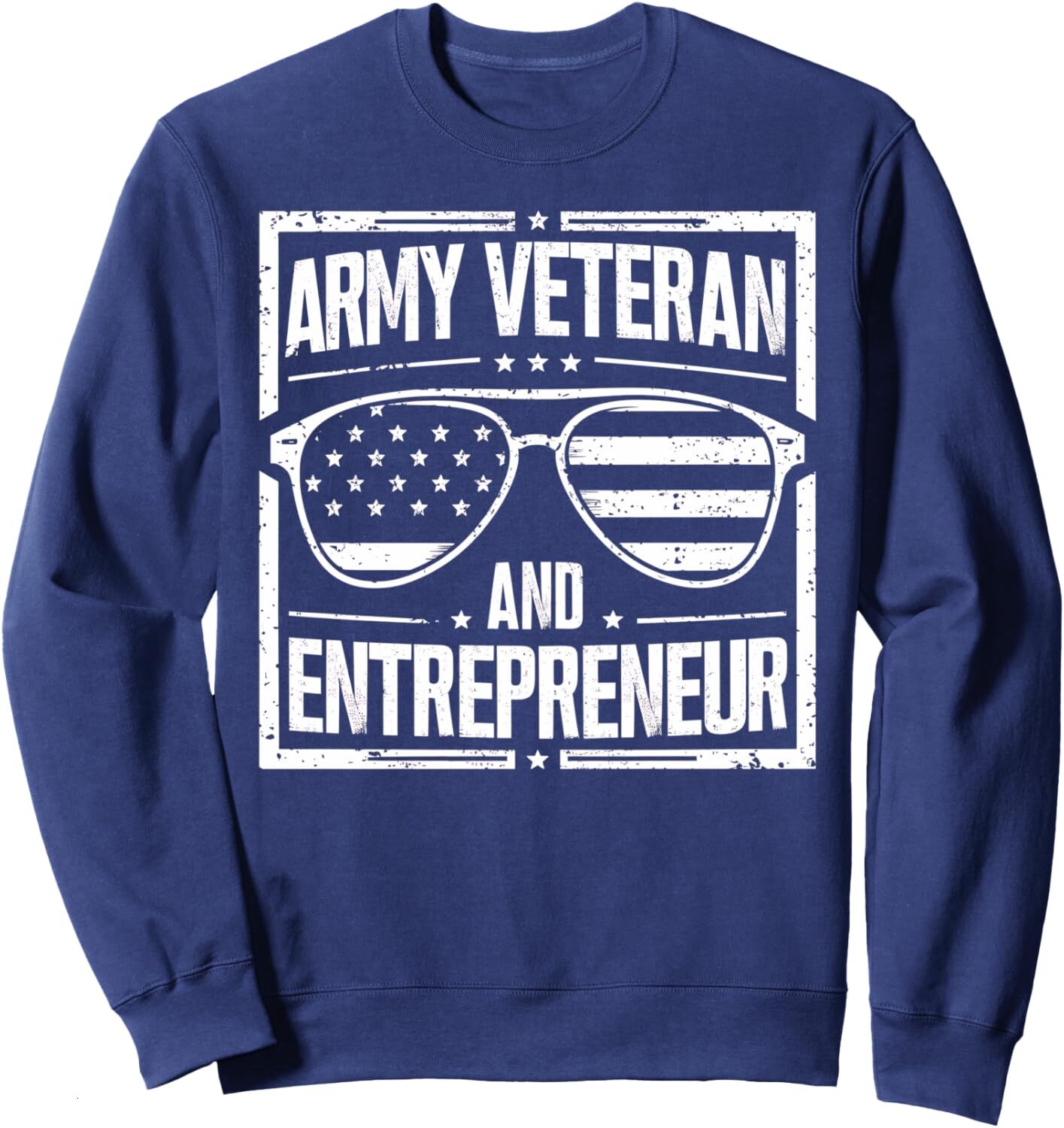 Long Sleeve Shirts for Men sweatshirt Army Veteran Entrepreneur Sunglasses Design Sweatshirt T shirt Tee Streetwear Casual tops clothes