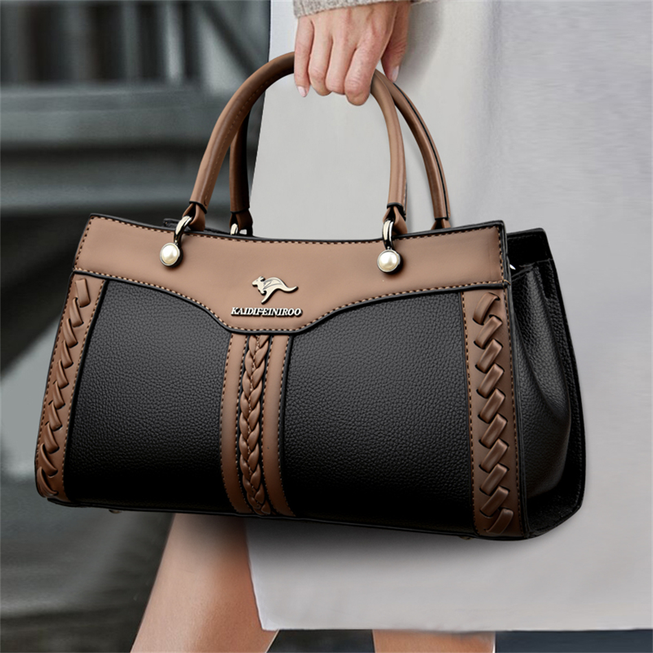 Luxury Designer Multi Layered Women's Handbag 2023 Trendy High Quality Soft Leather Messenger Bag Women's Shoulder Crossbody Bag