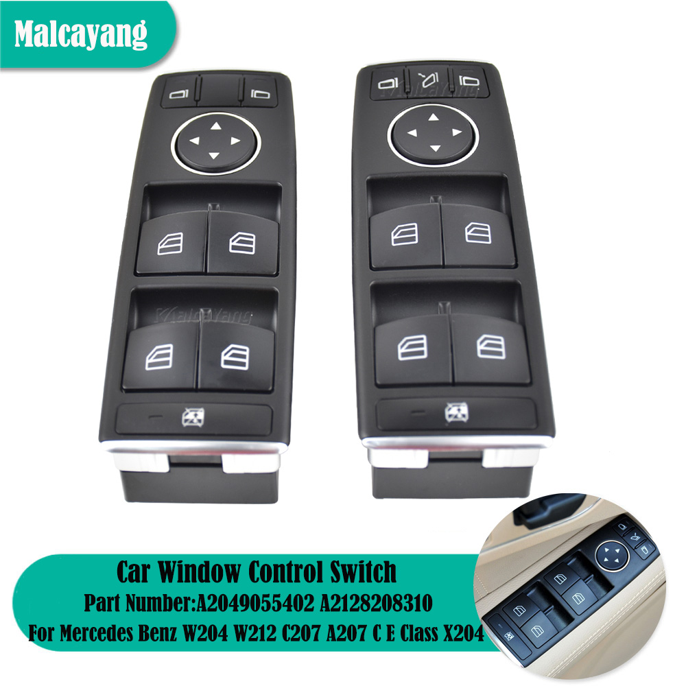 A2049055402 For Mercedes Benz W204 W212 C207 A207 C E Class X204 Master Window Switch Electric Power A2128208310 A2049055302