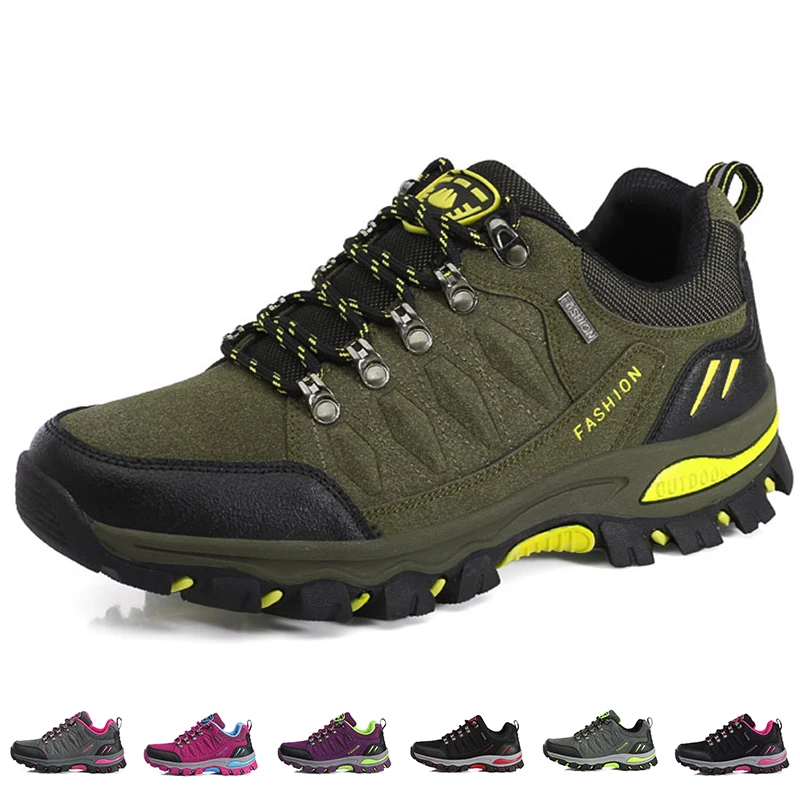 2023 new Hiking Shoes Men Outdoor Mountain Climbing Shoes Unisex Trekking 2025 Shoes Woman Non-Slip Hiking Boots Trekking Sneakers