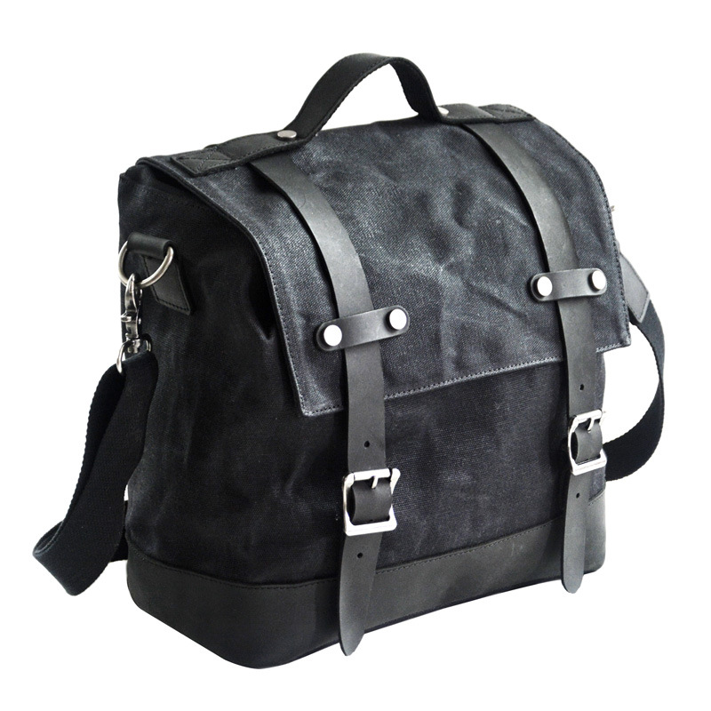 For Harley Sportster 883 XL 1200 Touring Dyna Softail FL Vintage Motorcycle Side Lage Tail Bag