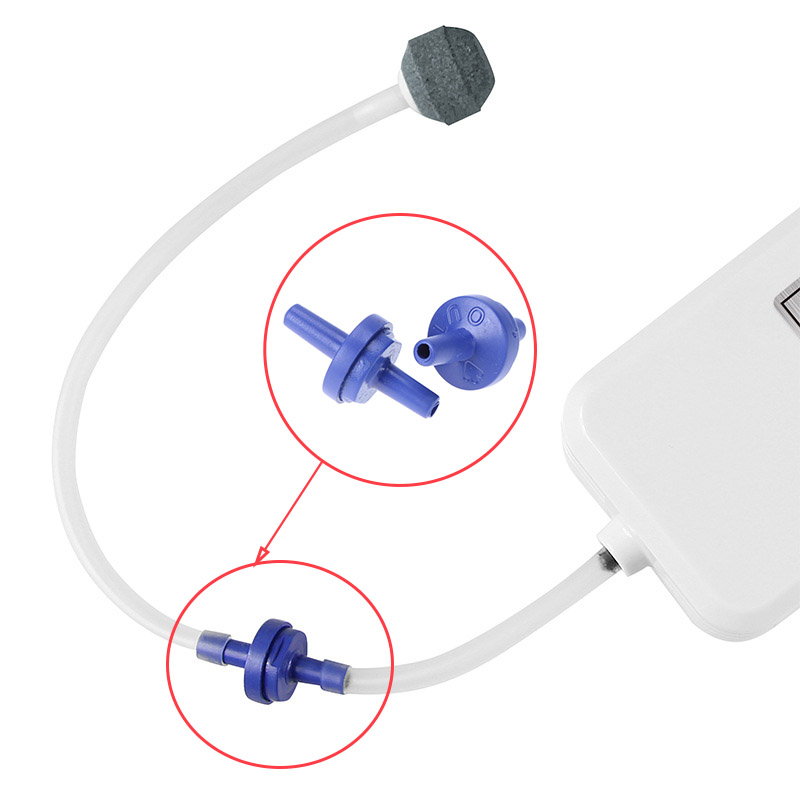 5/10pcs Aquarium Fish Tank Air Pump Check Valve One Way 4mm Non-Return Check Valve Air Increasing Pump Hose Pipe Accessories