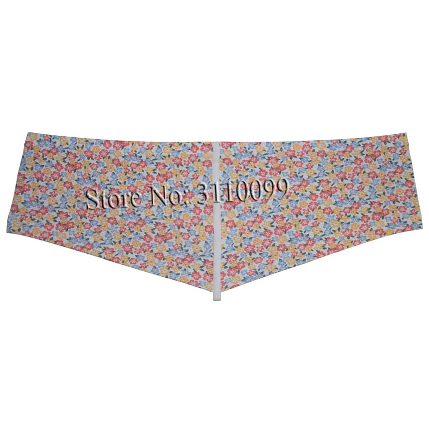 Mens Bikini Soft Bubble Knitted Fabric Thong Boxers Briefs Cheeky Underwear