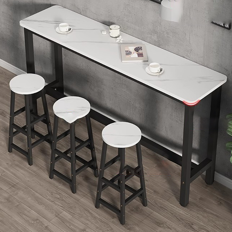 Countertop Wall Dining Tall Paris tail Drink Bar Counter Table Nightclub White Tavoli Da Pranzo Lounge Furniture