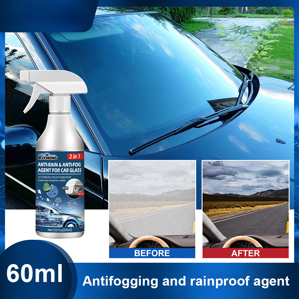 Anti Fog Rain Repellent Spray For Car Glass Car Windshield Rearview Mirror Rainproof Antifog Coating Agent Long Lasting Spray