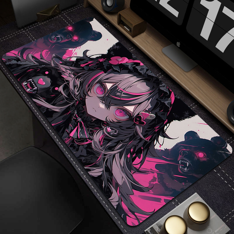 Gaming Mouse Mat Anime Girls Non-Slip Mouse Pad Gamer Rubber Computer Mousepad Office Large Rubber Table Mat Game Keyboard Pads - view 3