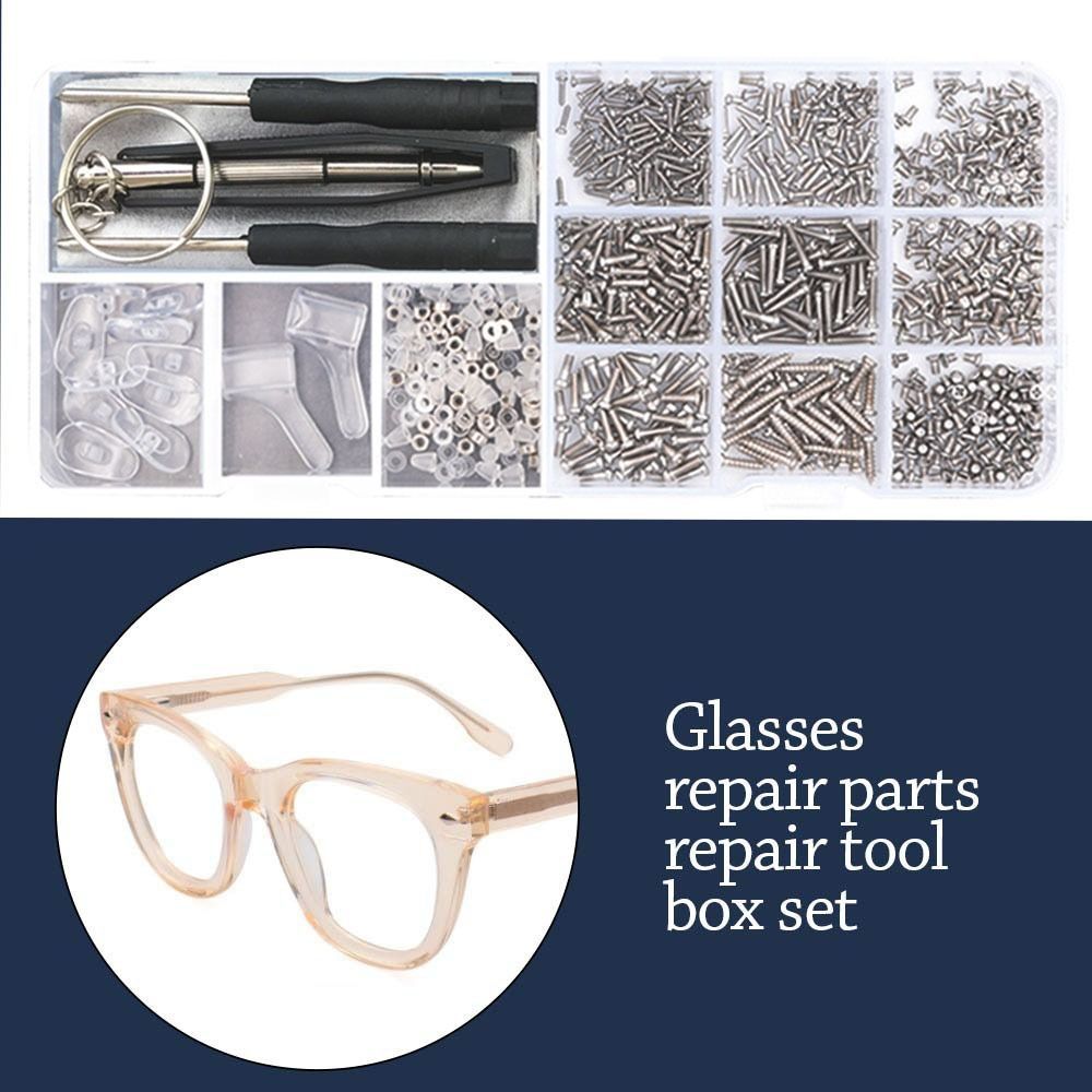 Eyeglasses Repairing Set Repair Kit Tools Practical Screwdriver Screws Sets Durable Glasses Sunglasses Watch Repair Tool Kit