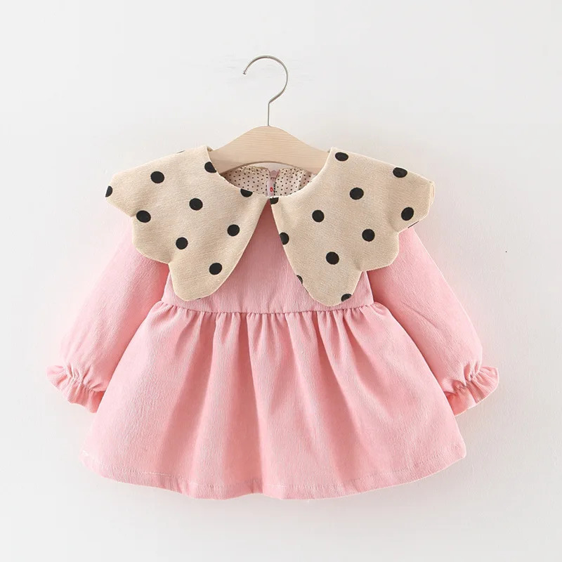 born baby girls clothes spring outfits polka dot dress for toddler girls baby clothing 1st birthday party tutu dresses dress 241111