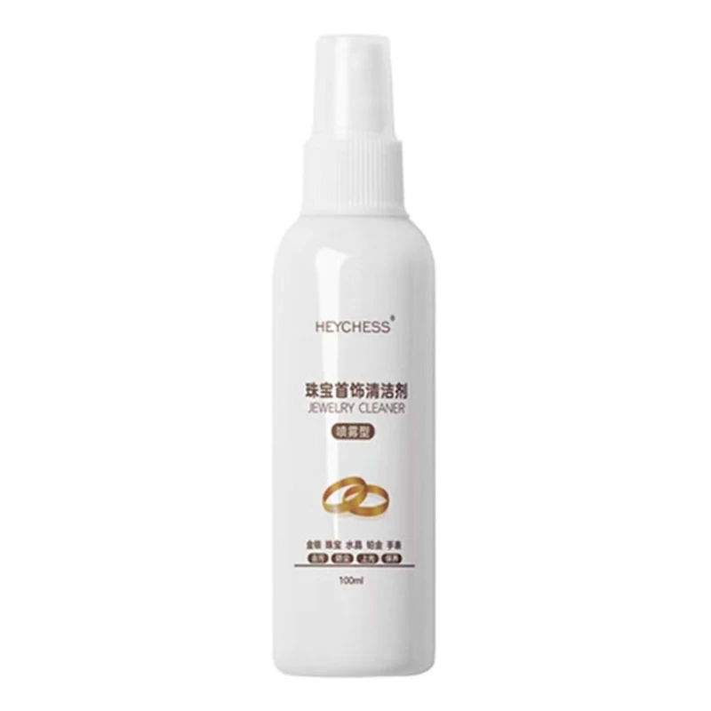 100ML/30ML Jewelry Cleaner Gold Watch Diamond Ring Polishing Cleaning Spray Polishing Cleaning Tools Jewelry Clean Liquid