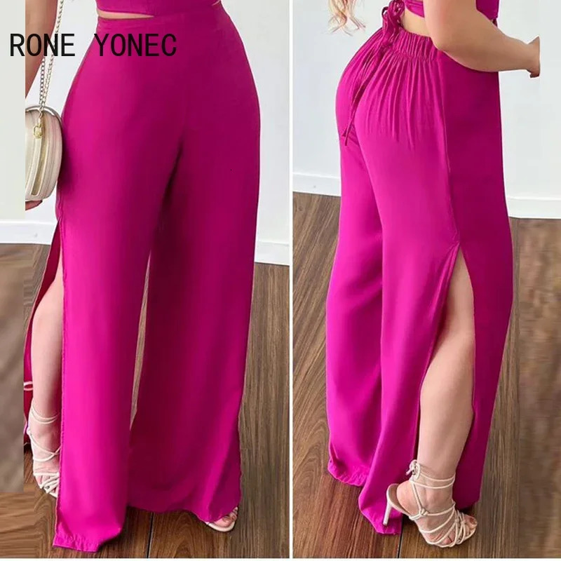 Womens Solid Elegant Sexy Strap Cami Crop Top High Silk Elastic Waist Sexy Work Clothes 241112