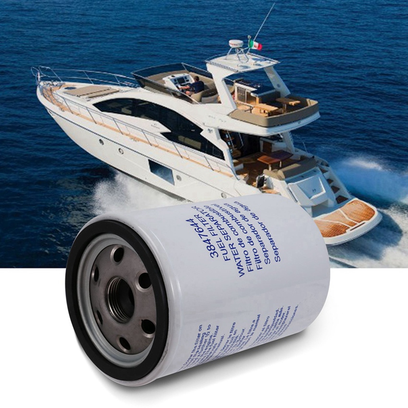 4X Engine Fuel Filter & Water Separator 3847644 3862228 3852413 3851218 For Voo Penta 2008-Current V6/V8