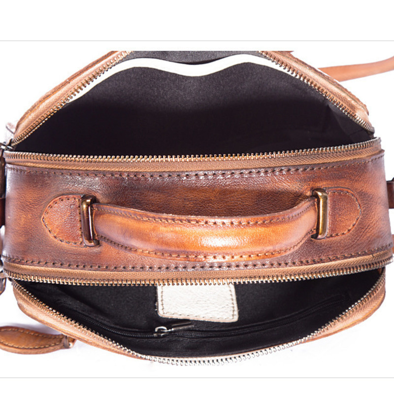 GAGACIA Women's Shoulder Bag Retro Genuine Leather Handbag Ladies Eming Wallets For Women Messenger Bags Designer New