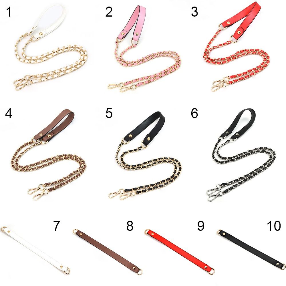 29cm/120cm Steel Bag Chains DIY Detachable Purse Chain Bag Leather Belts Straps for Handbags Handle Accessories Shoulder Chain