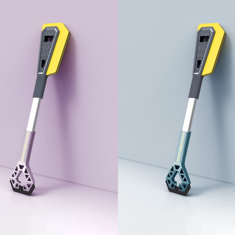 Scraper Snow Shovel Ice Detachable Long Rod Deicing Tool for Car Truck SUV smile