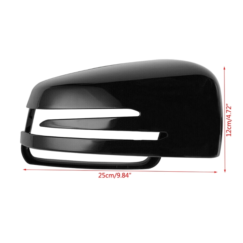 Rearview Mirror Cover Wing Side Mirror Cap Fit For Mercedes W204 Car Decoration f006f