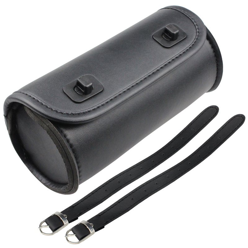 Universal Motorcycle Modified Front Dirt Bike Storage Kit Cycling Vintage Leather Bag