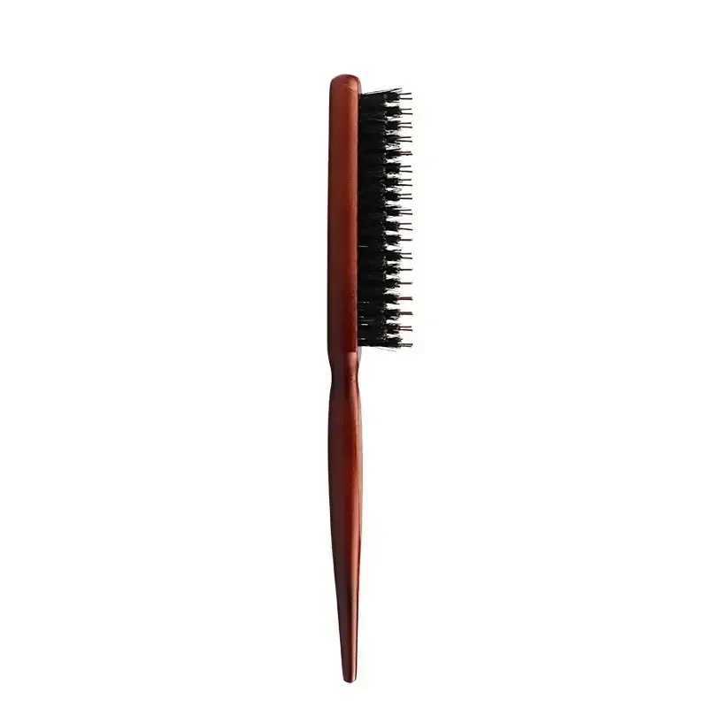 Beauty salon teasing hair DIY brush bristle wood comb fine line comb hair extension professional styling tool W241112