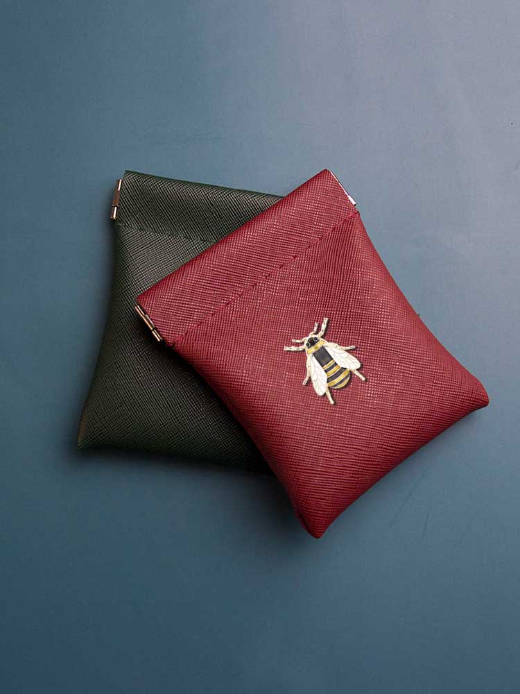 Key Wallets Simple PU - Ultra-Thin Coin Pouch Realist Gold Crystal Decor Dangle d4ea8