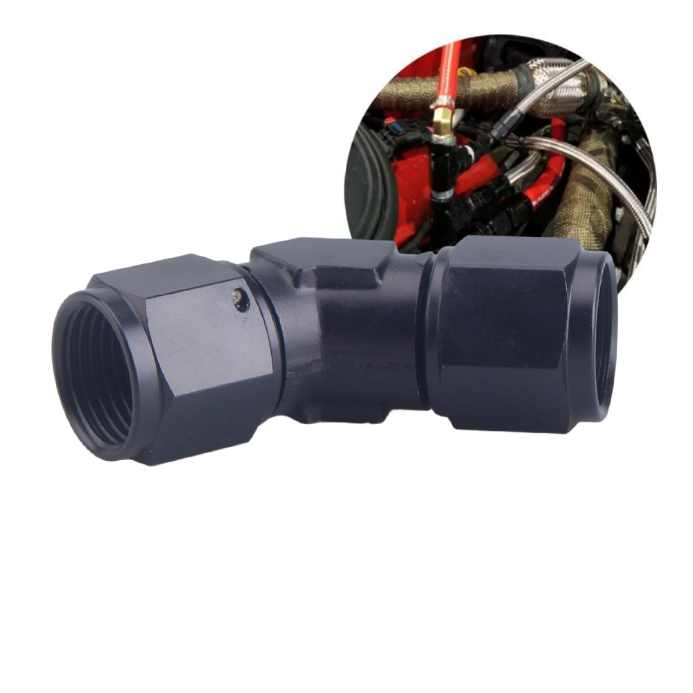 Universal 45 90 Degree AN12 to AN6 AN8 AN10 Female Hydraulic hose Elbow Oil Cooler Fitting Hose Fittings