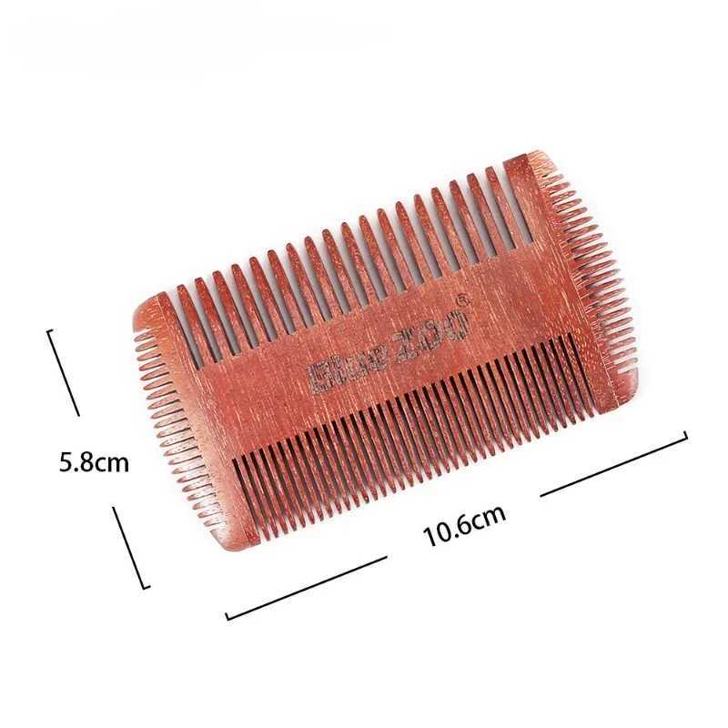 Hair care hair care fine tooth grip long comb red sandalwood comb home 4 W241112