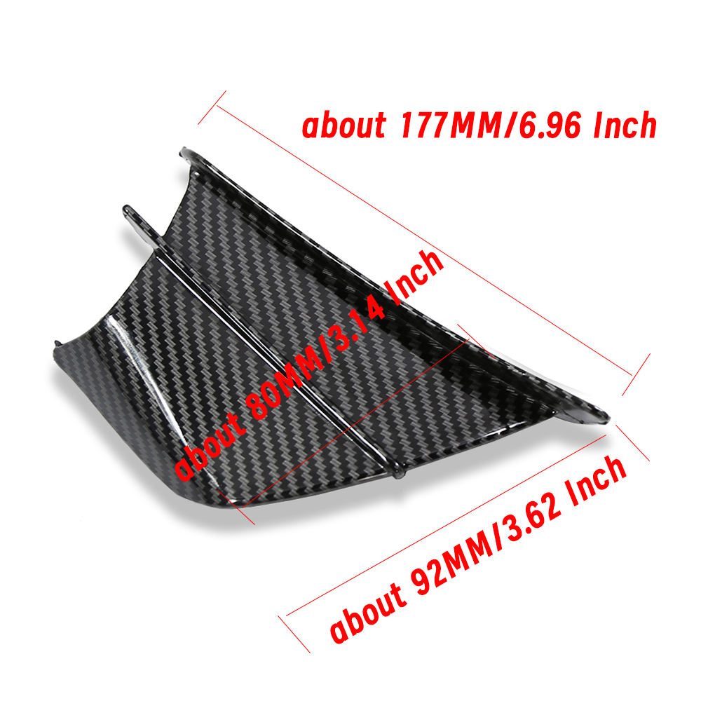 For BMW R1200GS R1250GS S1000R S1000RR S1000XR R1200RS R1250RS Front Side Winglet Deflector Aerodynamic Wing Spoiler Accessories