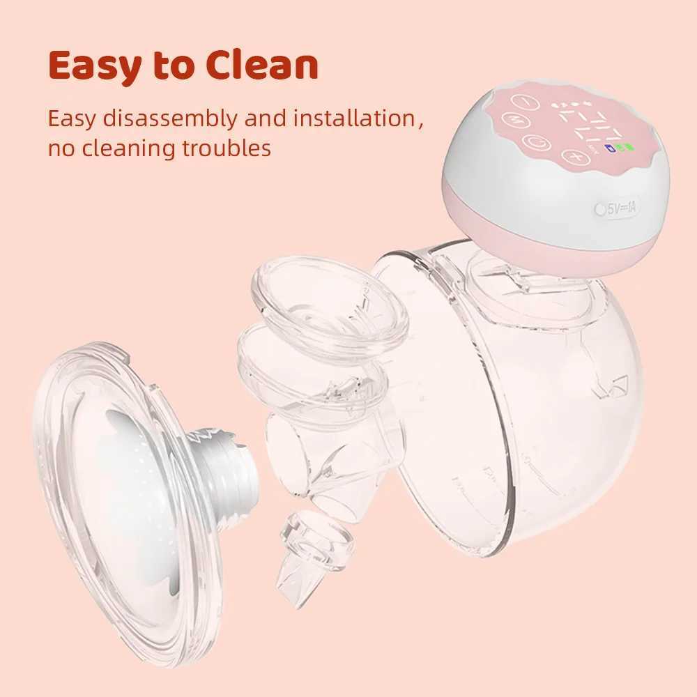 Breastpumps Breastpumps Wearable Breast Pump Hands Free Electric Breast Pump for Breastfeeding 4 Modes 12 Suction Level Low Noise with 180ml Collector