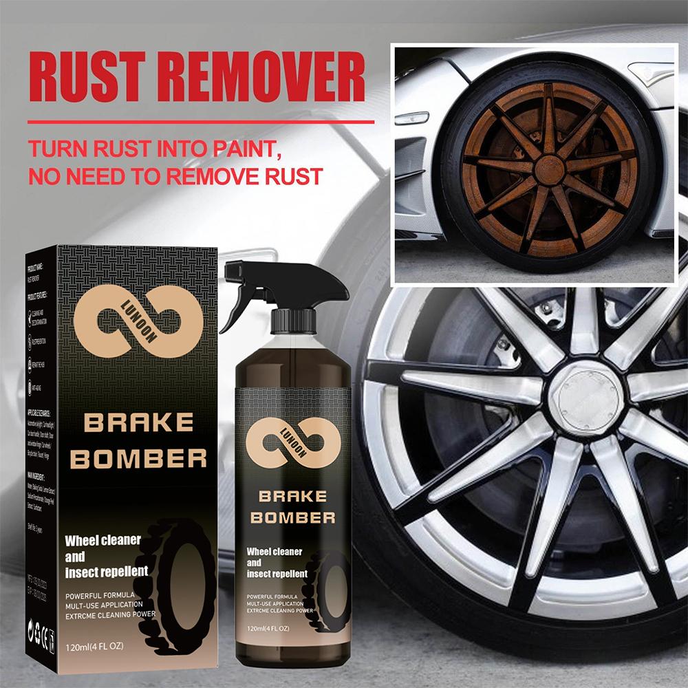 Car Cleaner 120ml Powerful Rim And Brake Buster Spray Wheel Care Products For SUV RV Mini Van Truck & Sport X6B1