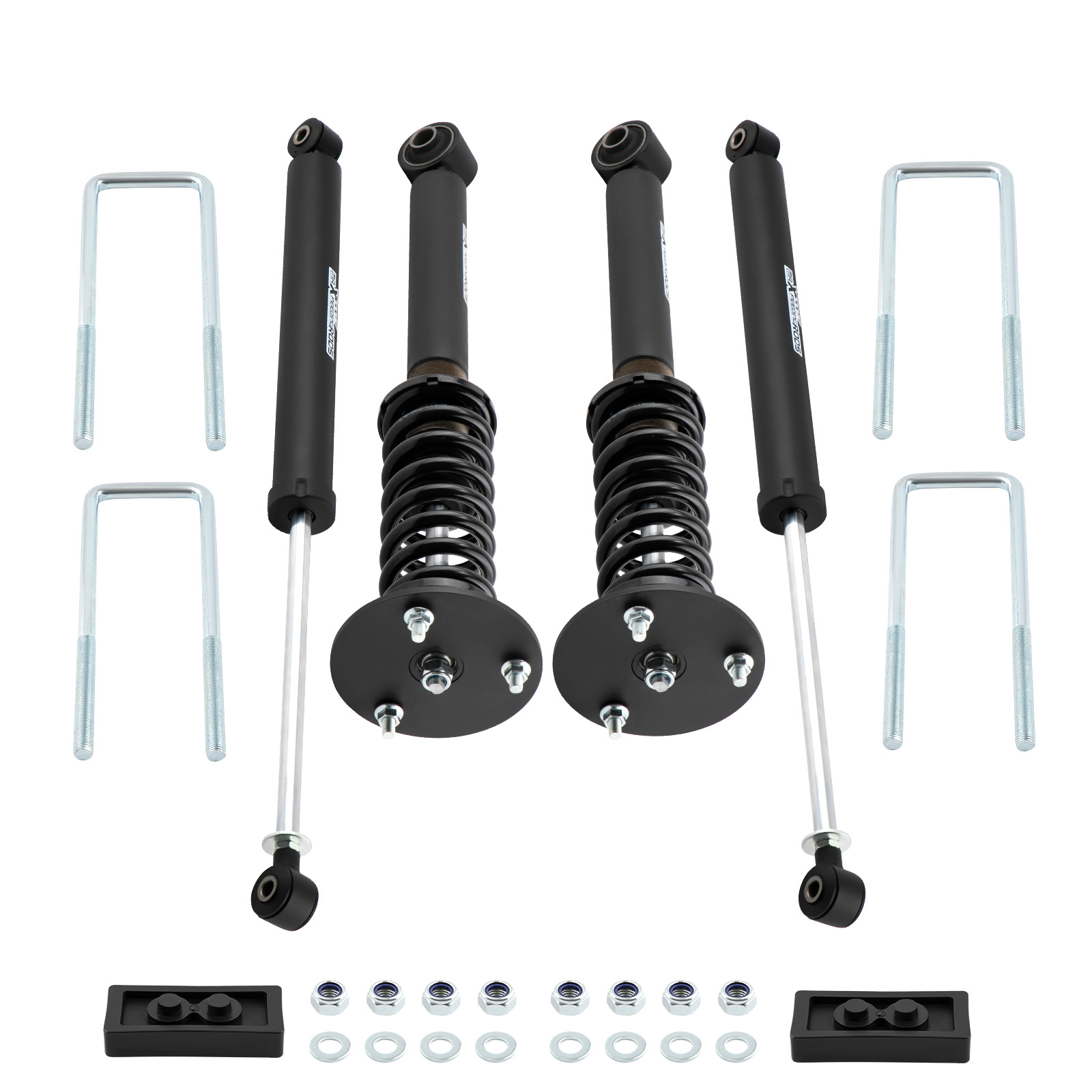 maXpeedingrods 2in Leveling Lift Kit Struts + Shock For Ford F150 4WD 2009-2013