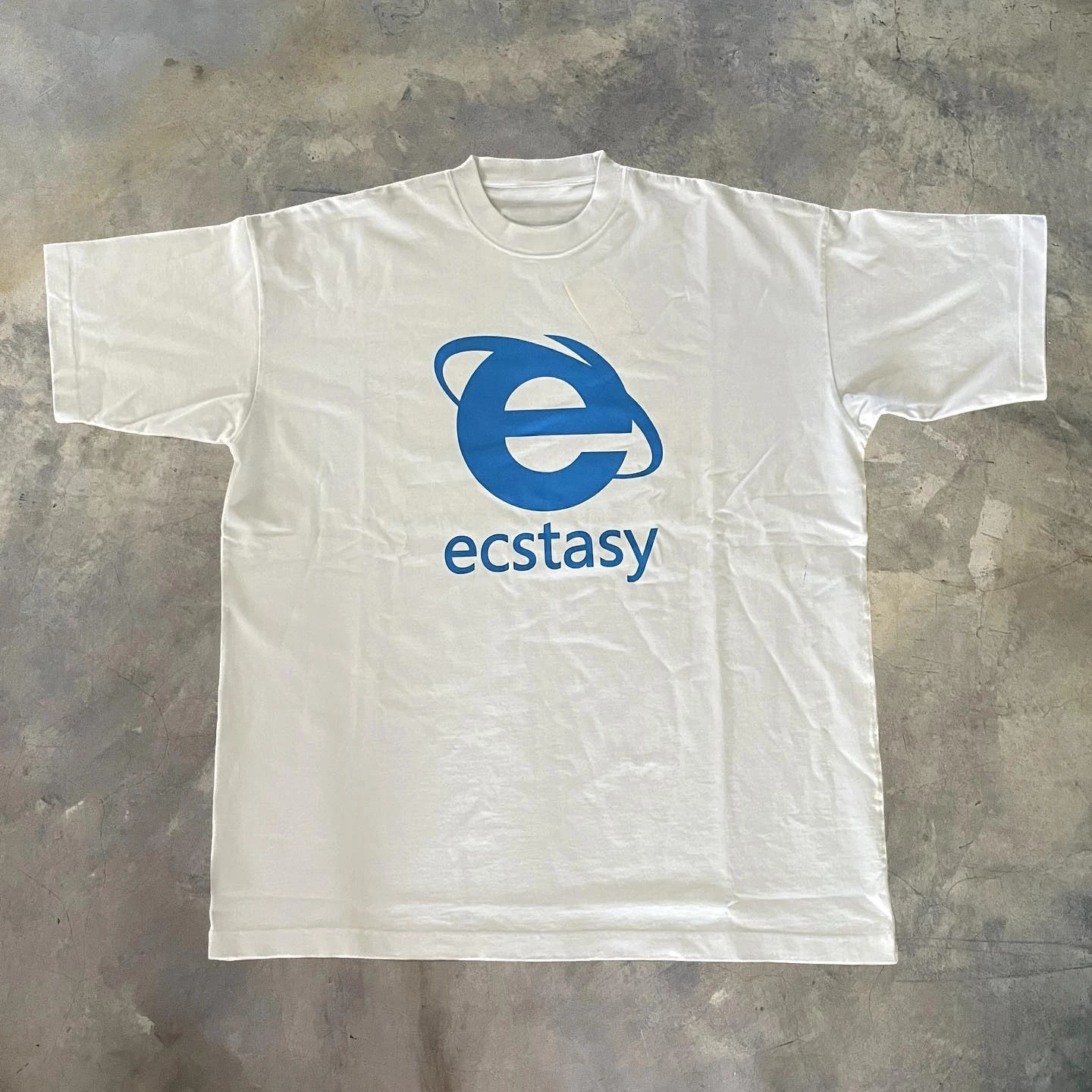 Street Y2K Hip Hop Ecstasy Alphabet Graphic Print Harajuku Goth Summer Comfort Men women universal short sleeve T-shirt 241111