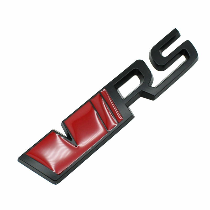 1 Pieces VRS 3D Metal Decals Car Sticker Trunk Grill Body Badge Octavia FABIA KAMIQ KAROQ KODIAQ RAPID SUPERB Grille Emblem