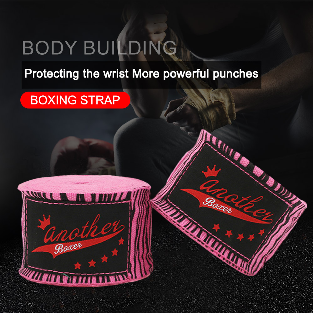 Elastic Handwraps 3/5M Boxing Boxing Hand Wraps Breathable Kickboxing Hand Wrap Printing For Kickboxing Muay Thai & MMA ddmysmile Smile &