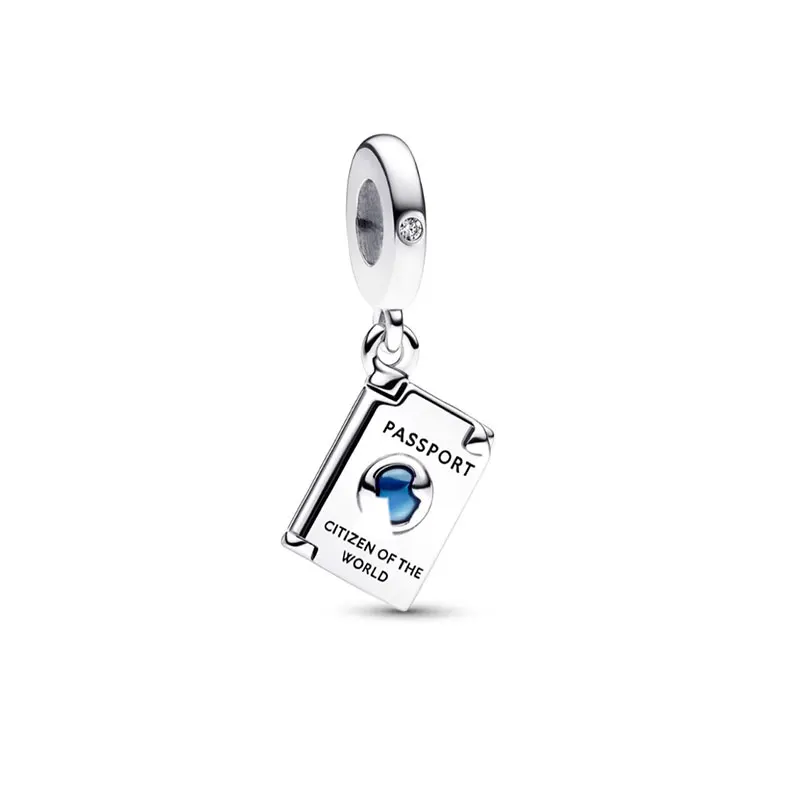 Silver Charm Fish, Sea Turtle Conch Triple Dangle Charm Jellyfish Bead Fit Original Bracelet Women Jewelry DIY