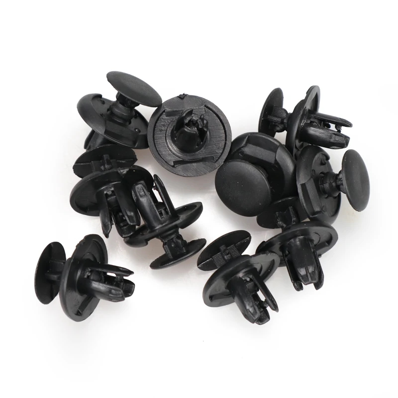 10/20/50pcs 8mm Auto Bumper Fastener Rivet Retainer Push Car Door Trim Panel Clip Fasteners for Honda Fit Accord CRV