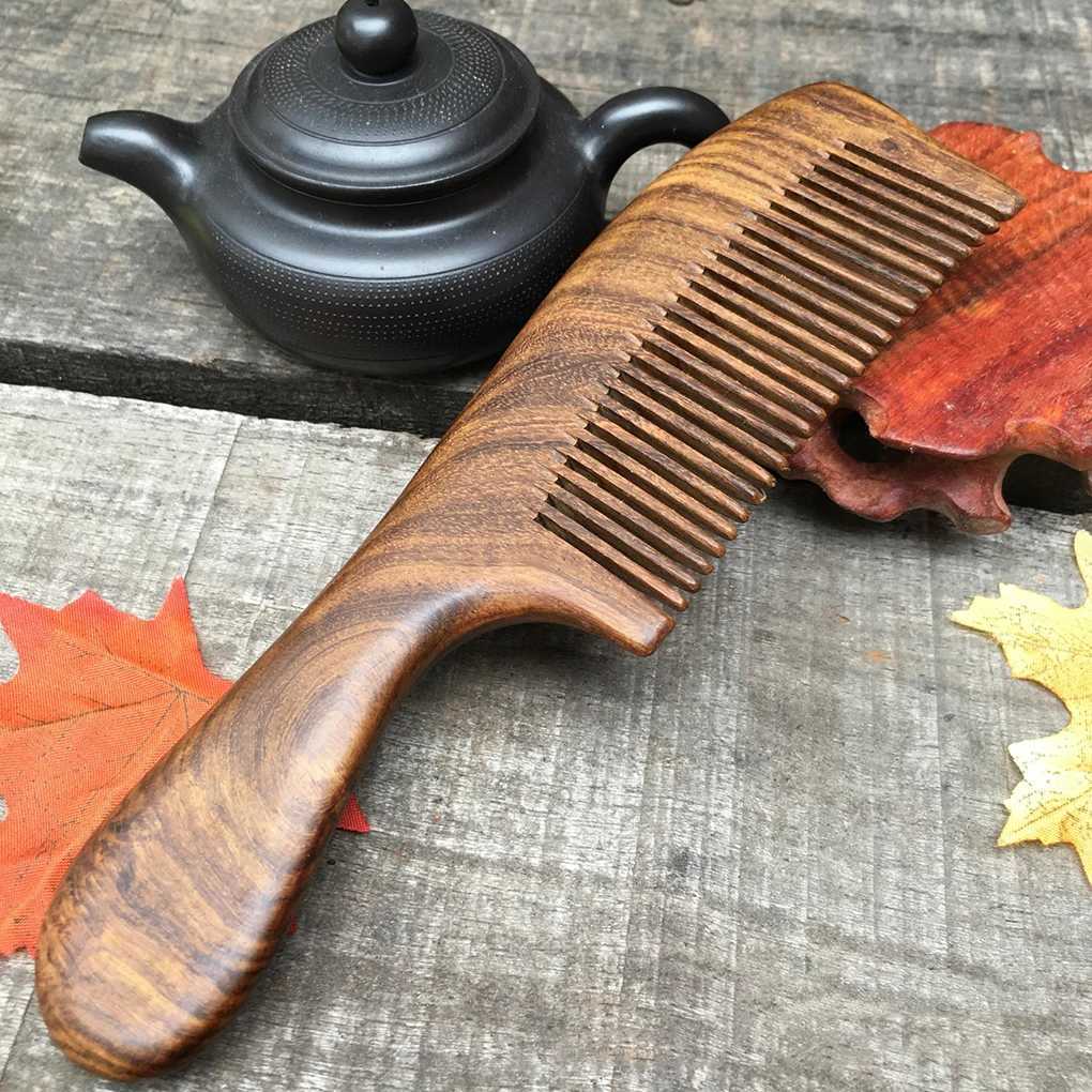 Home>Products>Hawthorn Wood Combs>Women>Mens Home Travel Wood Anti static Fine Toothed Comb W241112