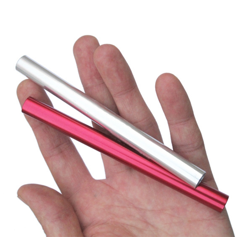 4 Pcs Aluminium Alloy Tent Pole Repair Tube Single Rod Mending Pipe for Camping