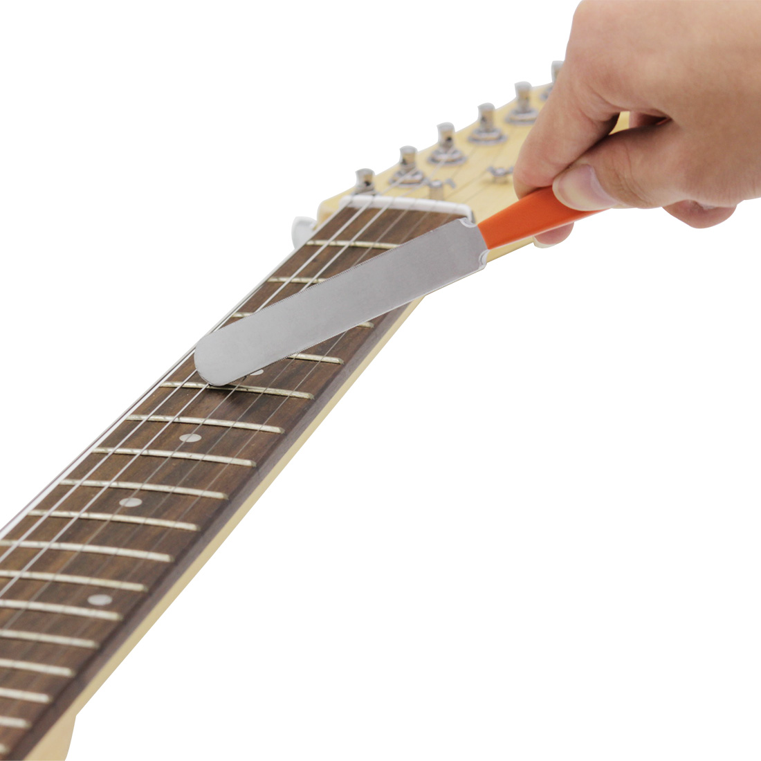 Guitar Fret Crowning Luthiers Tools File Leveling Tool Grinding Protectors Repair Part Set Acoustic Guitar Tool Accessories