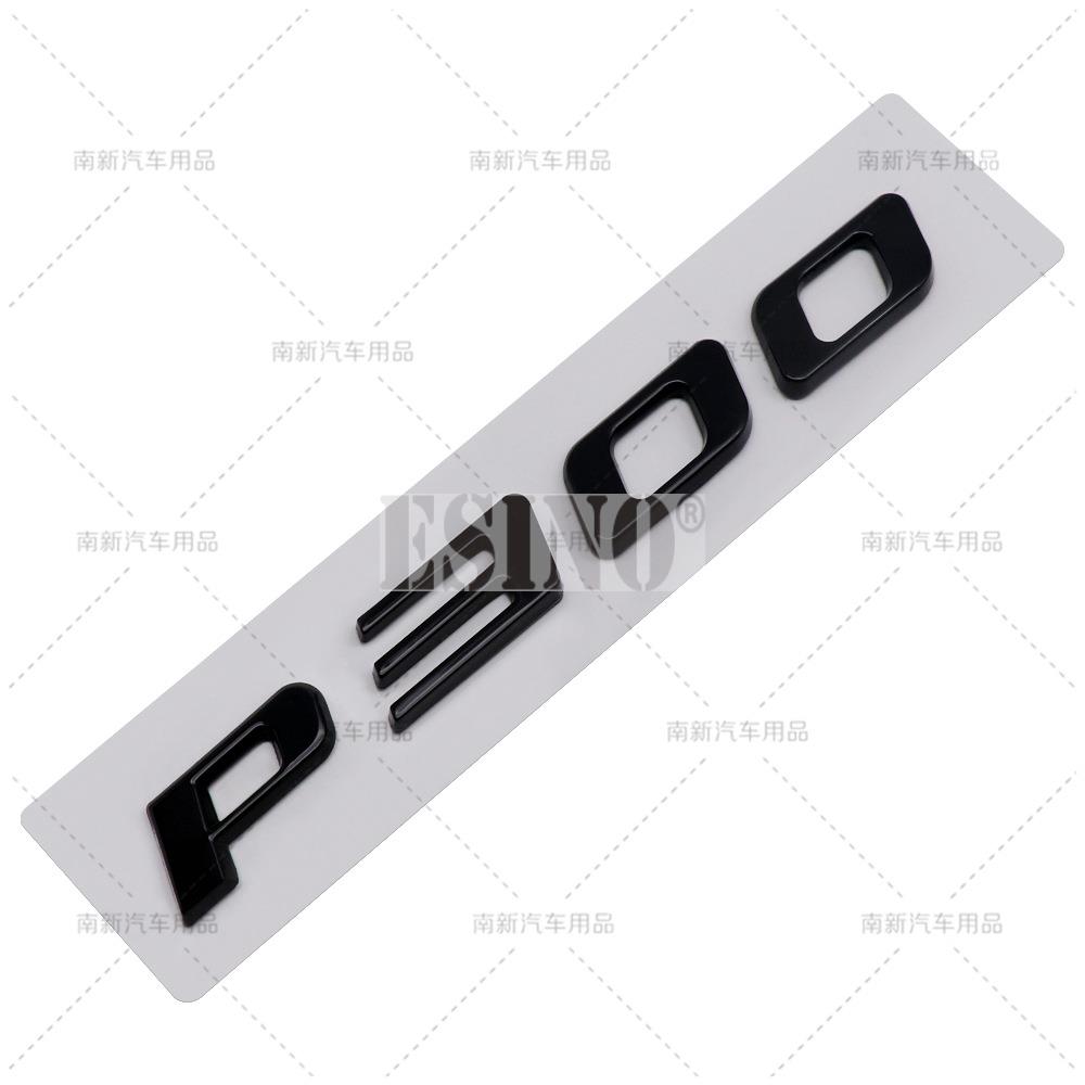 Styling P200 P250 P300 P350 3D ABS Chrome Emblem Car Badge Sticker Decal Auto Accessory for Jaguar XE XF XJ XJL F-pace