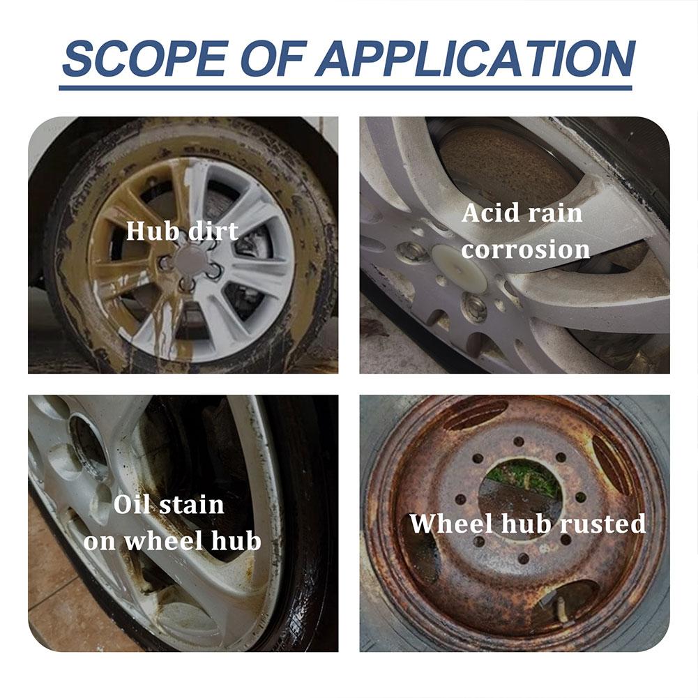 1/2PCS Wheel Cleaner Effective Rust Cleaning Protect Wheels And Brake Discs Auto Detail Chemical Car Care Agent Supplies