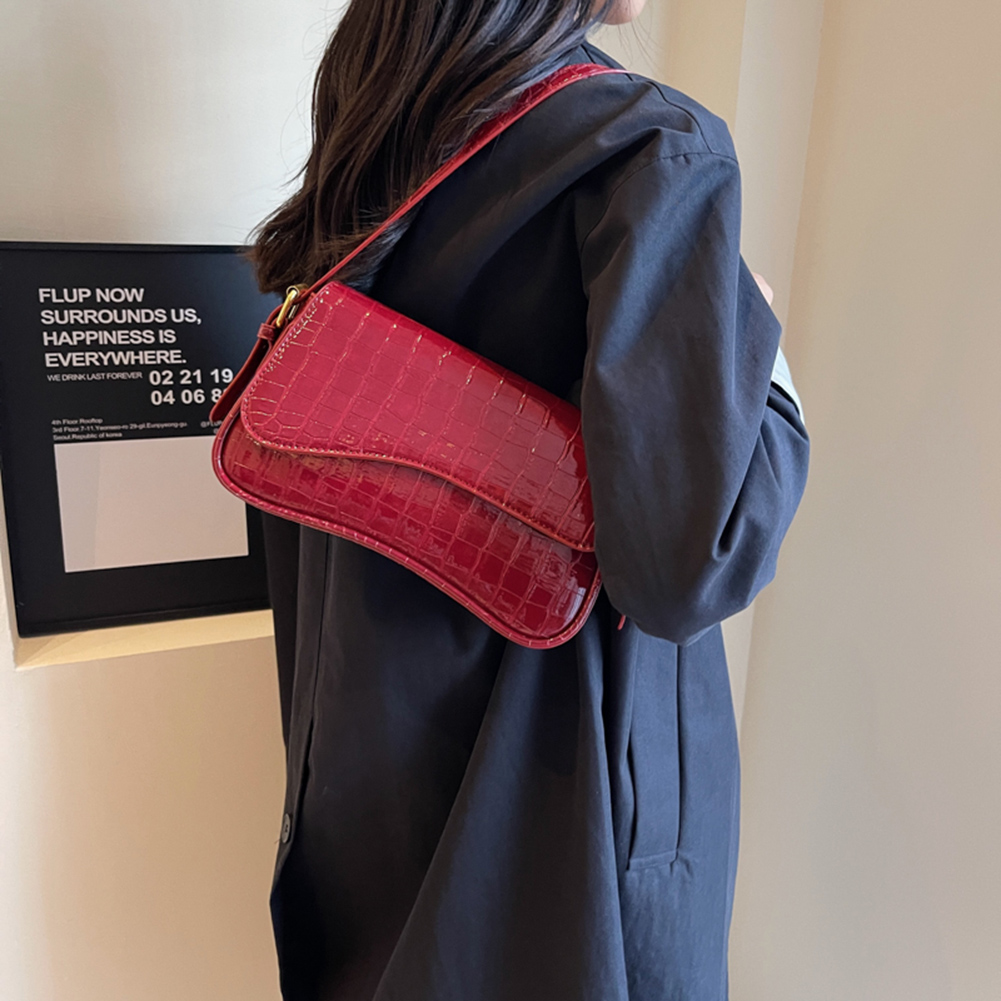 2023 New Trend Fashion Shoulder Bag Women PU Leather Phone Flap Crossbody Bag Women Luxury Brand Designer Armpit Shopping Bag