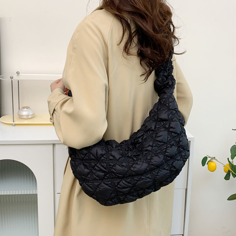 Quilted Padded Crossbody Bag for Women Pleated Bubbles Cloud Shoulder Bags Large Tote Bucket Designer Hobos Bag Shopping Handbag
