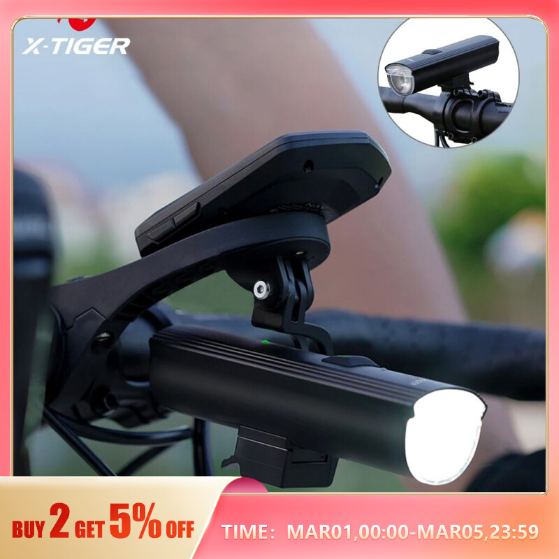 X-TIGER Bike Light Rainproof Type-C Charging LED 4500mAh MTB Front Lamp Headlight Aluminum Ultralight Flashlight Bicycle Light