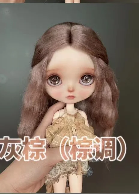 Doll Wigs for Blythe Qbaby natural Simple basic Mohair Microvolumes curls 9-10 inch head circumstance Free Shipping ba1c8