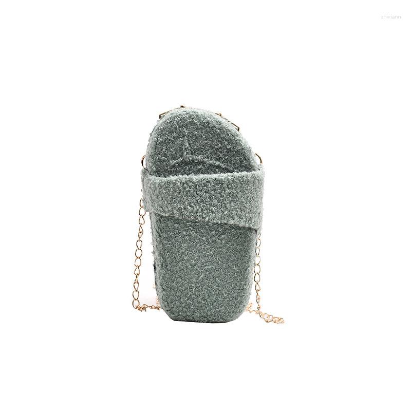 2025 NEW Bag Women's Cute Small Autumn And Winter Plush Bucket Portable Crossbody Shoulder zhanyishengli