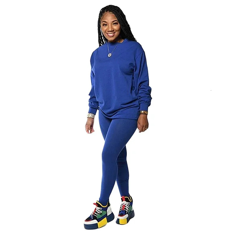 two piece set women 2 stacked leggings clothes for outfits pants tracksuit female fall 241108