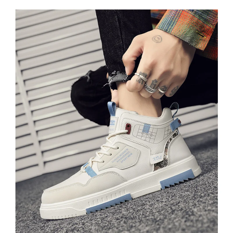 High Men's Top 2024 Summer Comfortable Breathable Designer Platform Shoes New Men Fashion Casual Sneakers Outdoor Running Shoe a880