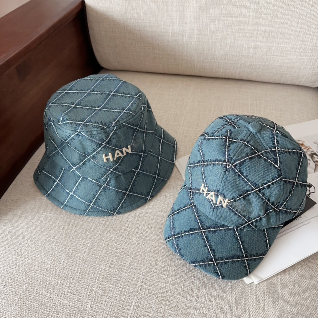 Ball Caps Cowboy Bucket Hat Casual Unisex Women Mens Designer Hats For Street Denim Print Fitted Cap Men Beanie