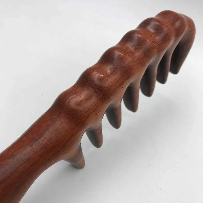 Wide toothed wooden comb for curly hair wooden comb for curly hair anti-static natural sandalwood comb W241112