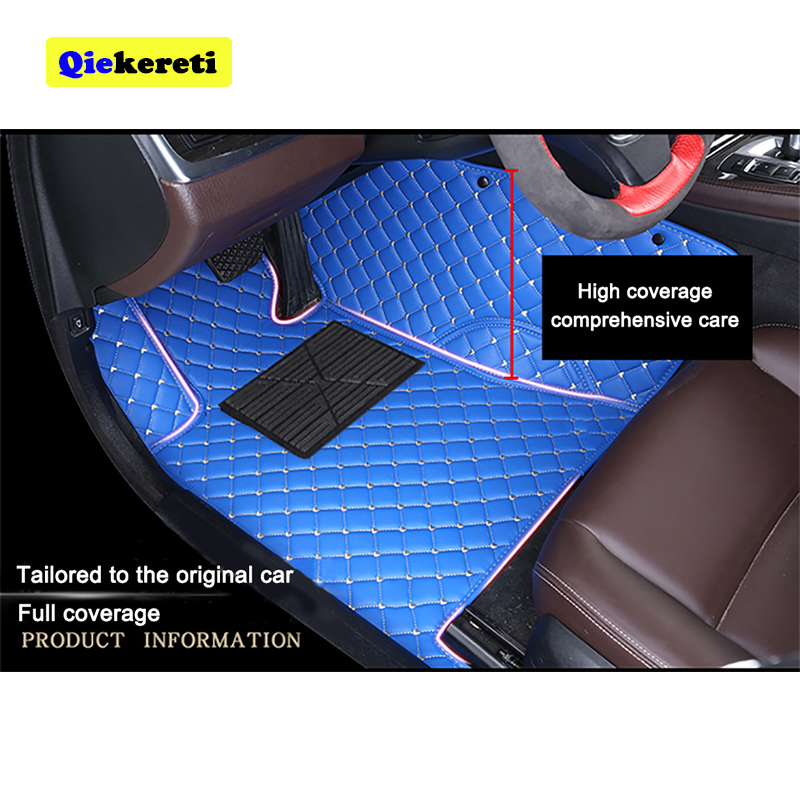 QIEKERETI Custom Car Floor Mats For Dongfeng AX7 AX5 AX4 AX3 A30 A60 580 Auto Carpets Foot Coche Accessorie